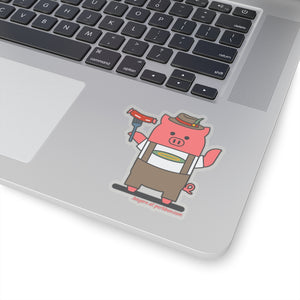 .bayern Porkbun mascot sticker