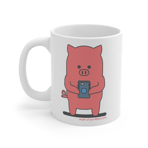 .mobi Porkbun mascot mug