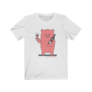 .wine Porkbun mascot t-shirt