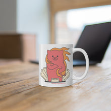 Load image into Gallery viewer, .beauty Porkbun mascot mug
