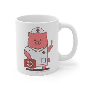 .care Porkbun mascot mug