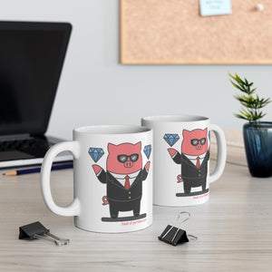 .trade Porkbun mascot mug
