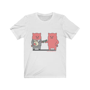 .loans Porkbun mascot t-shirt