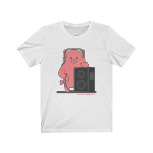 .audio Porkbun mascot t-shirt