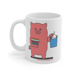 .clothing Porkbun mascot mug