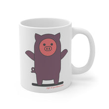 Load image into Gallery viewer, .xyz Porkbun mascot mug
