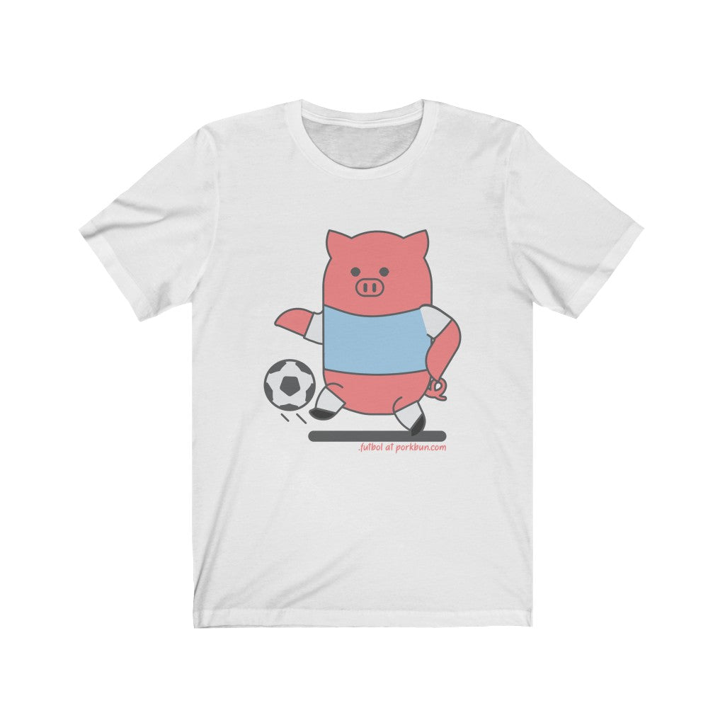 .futbol Porkbun mascot t-shirt