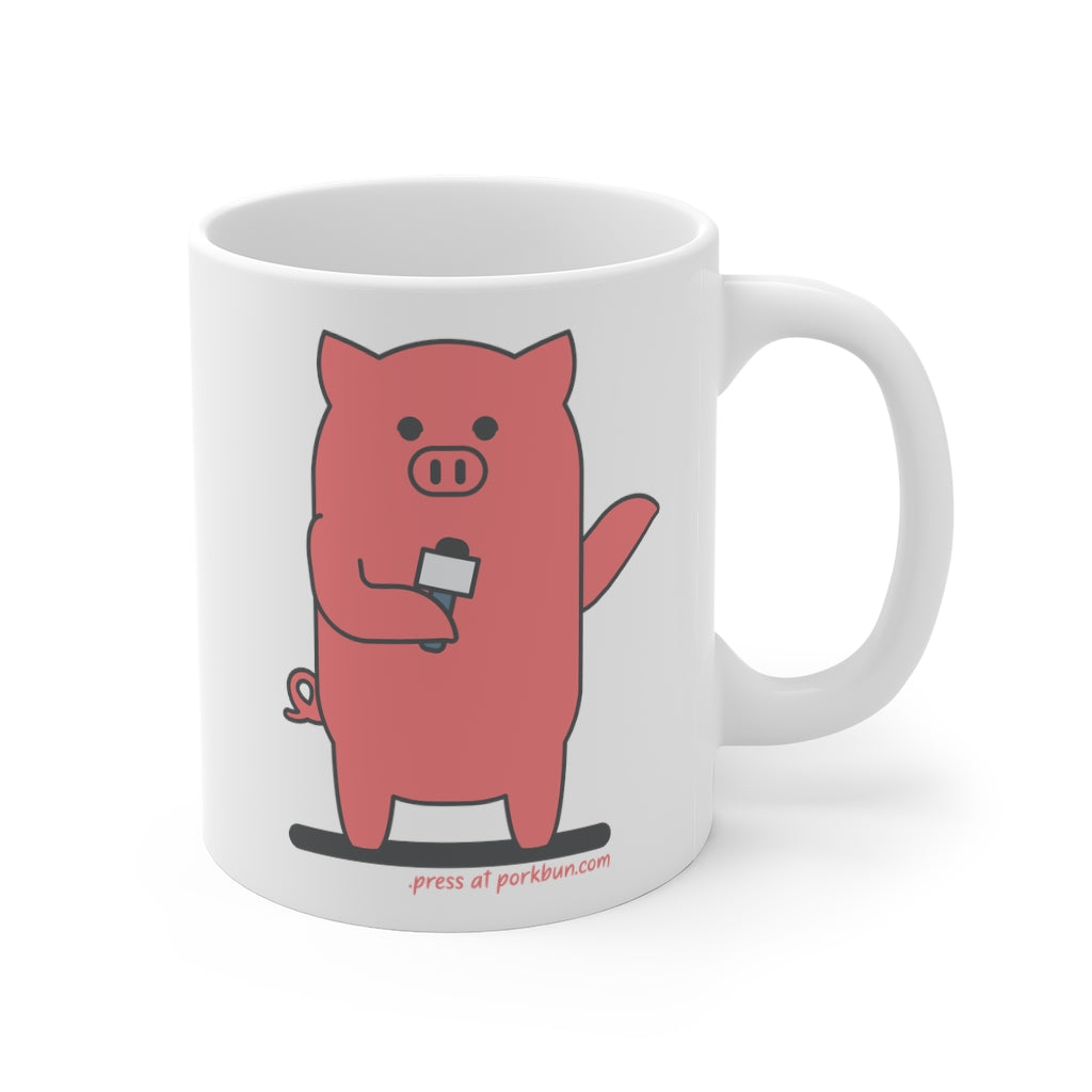 .press Porkbun mascot mug