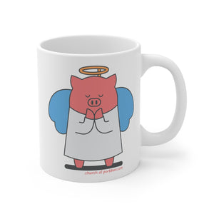 .church Porkbun mascot mug