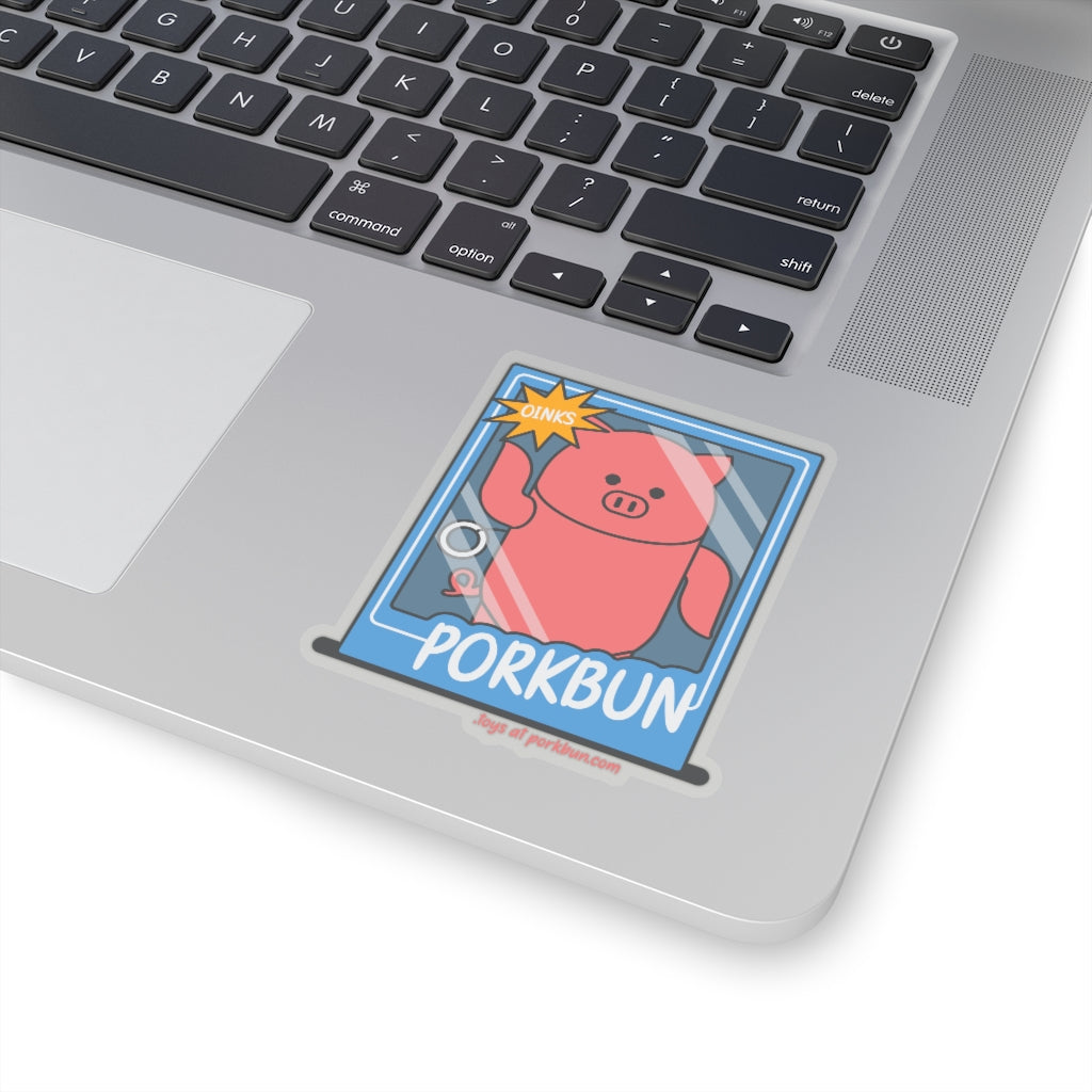 .toys Porkbun mascot sticker