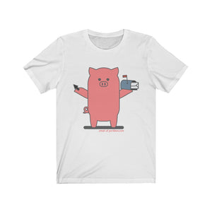 .email Porkbun mascot t-shirt