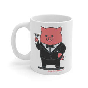 .bond Porkbun mascot mug