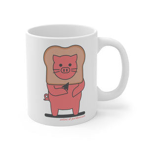 .online Porkbun mascot mug