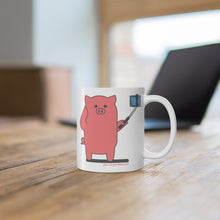 Load image into Gallery viewer, .pics Porkbun mascot mug
