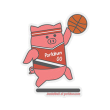 Load image into Gallery viewer, .basketball Porkbun mascot sticker
