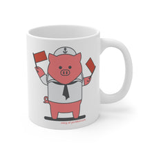 Load image into Gallery viewer, .navy Porkbun mascot mug
