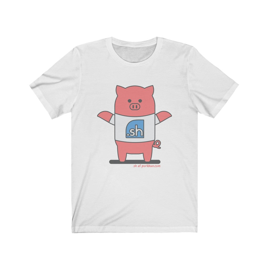 .sh Porkbun mascot t-shirt
