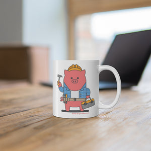 .build Porkbun mascot mug