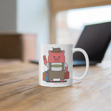 Load image into Gallery viewer, .reisen Porkbun mascot mug
