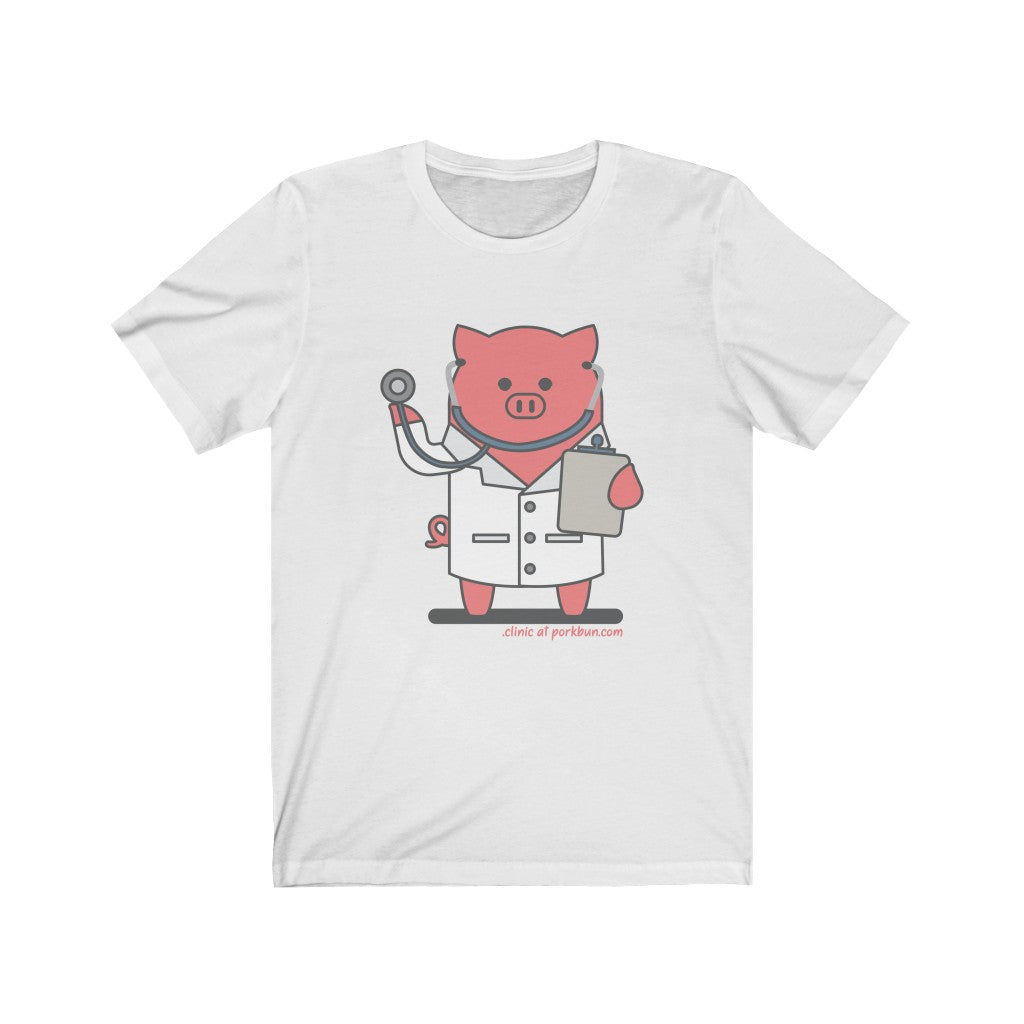.clinic Porkbun mascot t-shirt