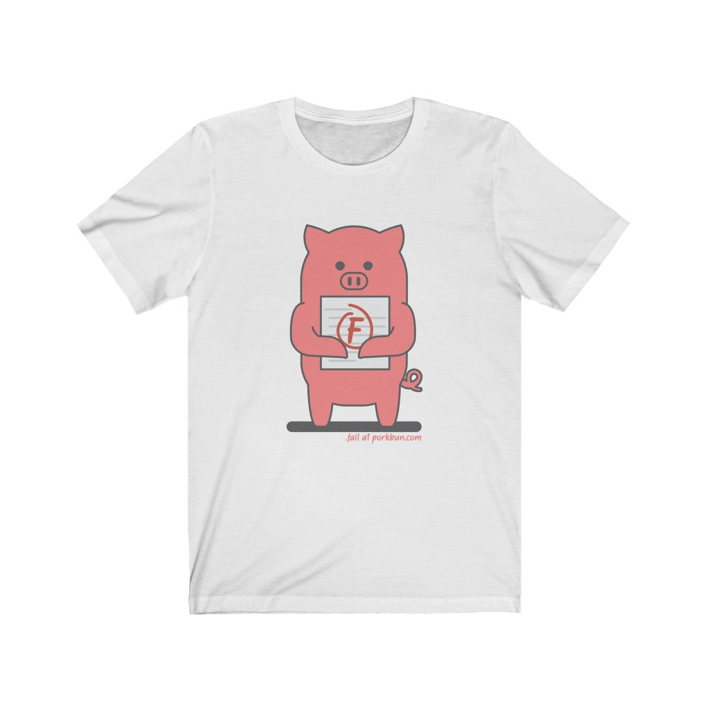 .fail Porkbun mascot t-shirt