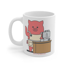 Load image into Gallery viewer, .store Porkbun mascot mug
