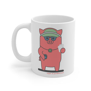 .vegas Porkbun mascot mug