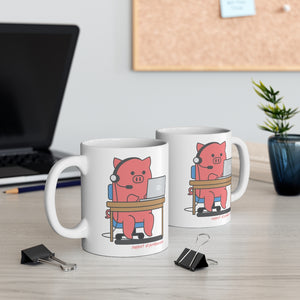 .support Porkbun mascot mug