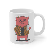 Load image into Gallery viewer, .design Porkbun mascot mug
