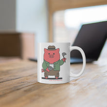 Load image into Gallery viewer, .rocks Porkbun mascot mug
