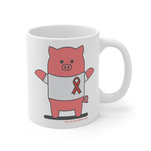 Load image into Gallery viewer, .hiv Porkbun mascot mug
