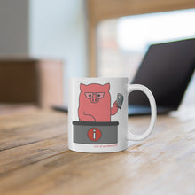 Load image into Gallery viewer, .info Porkbun mascot mug
