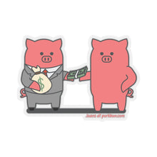 Load image into Gallery viewer, .loans Porkbun mascot sticker
