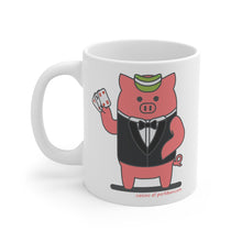 Load image into Gallery viewer, .casino Porkbun mascot mug
