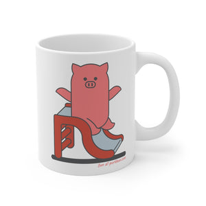 .fun Porkbun mascot mug