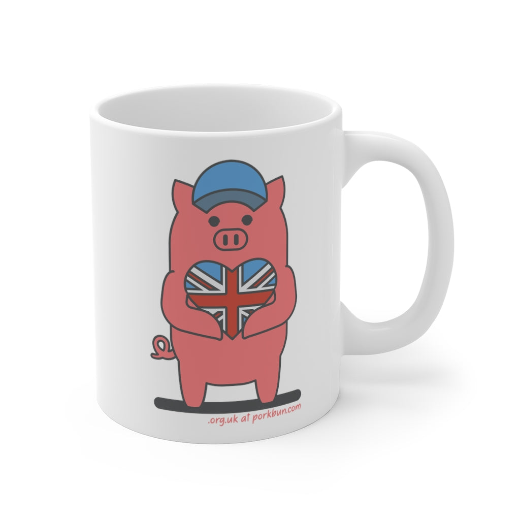 .org.uk Porkbun mascot mug