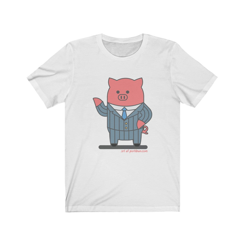 .srl Porkbun mascot t-shirt