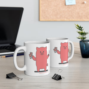 .coupons Porkbun mascot mug