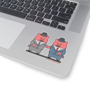 .co.uk Porkbun mascot sticker