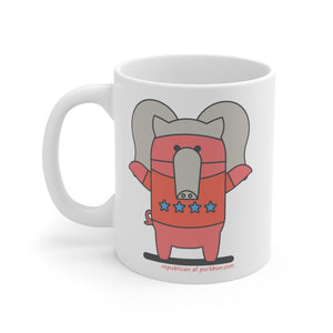 .republican Porkbun mascot mug