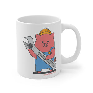 .tools Porkbun mascot mug