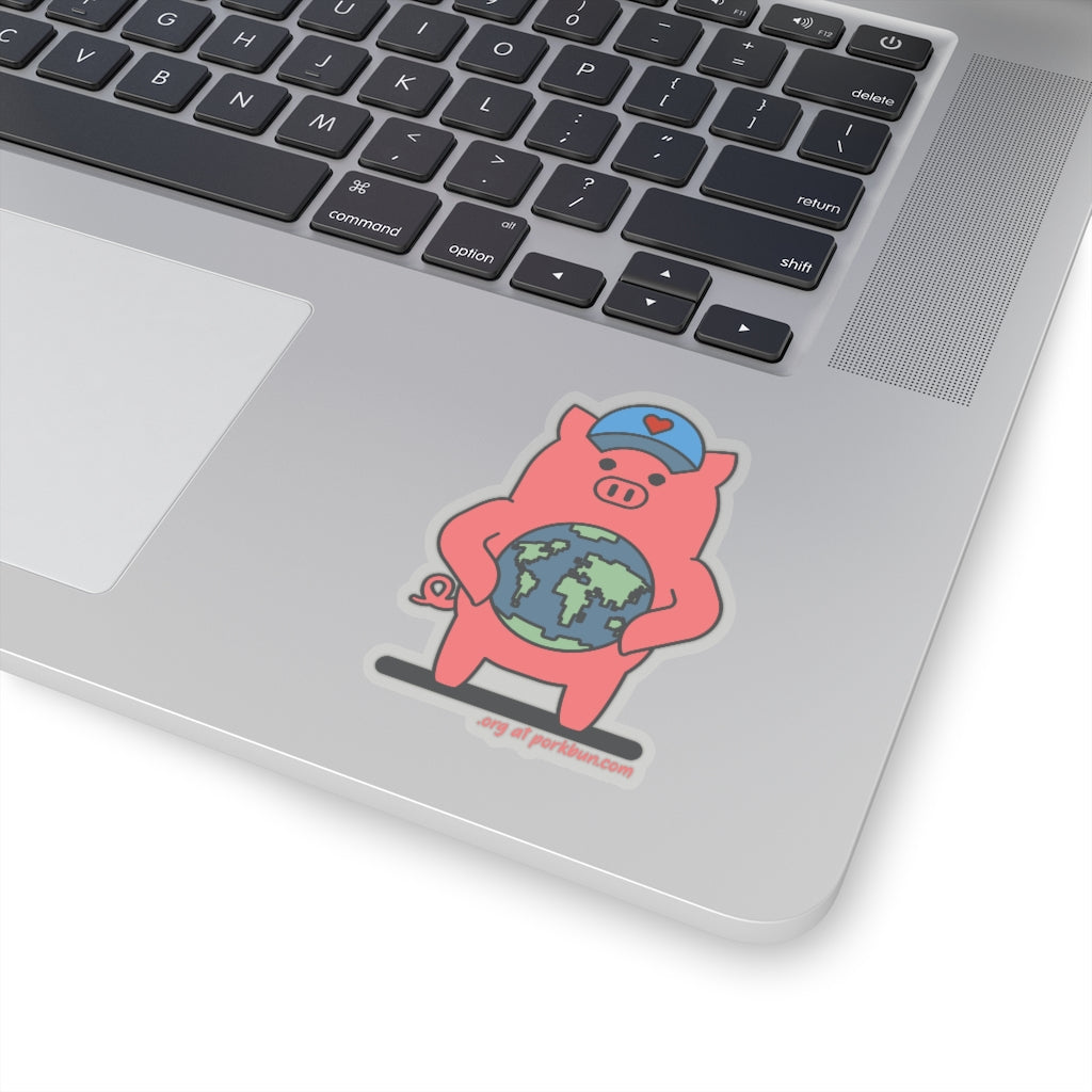 .org Porkbun mascot sticker