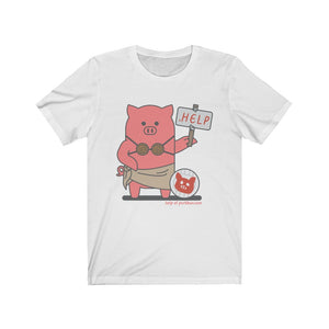 .help Porkbun mascot t-shirt
