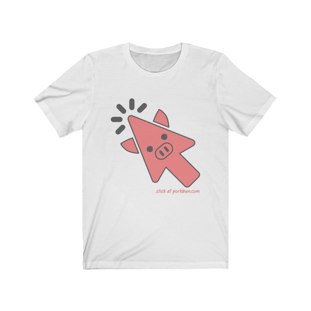 .click Porkbun mascot t-shirt