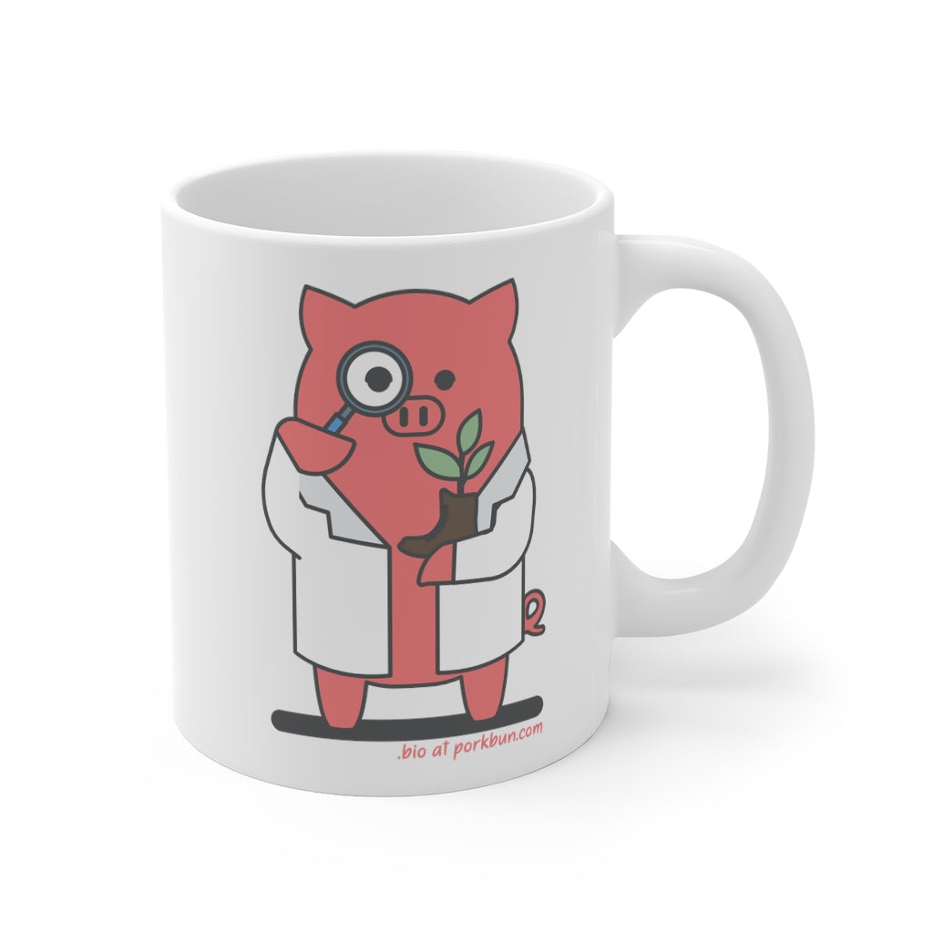.bio Porkbun mascot mug