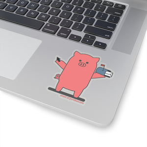 .email Porkbun mascot sticker