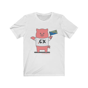 .cx Porkbun mascot t-shirt