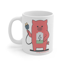 Load image into Gallery viewer, .energy Porkbun mascot mug
