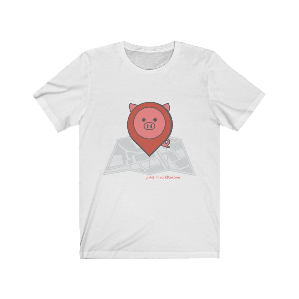 .place Porkbun mascot t-shirt
