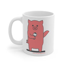 Load image into Gallery viewer, .press Porkbun mascot mug

